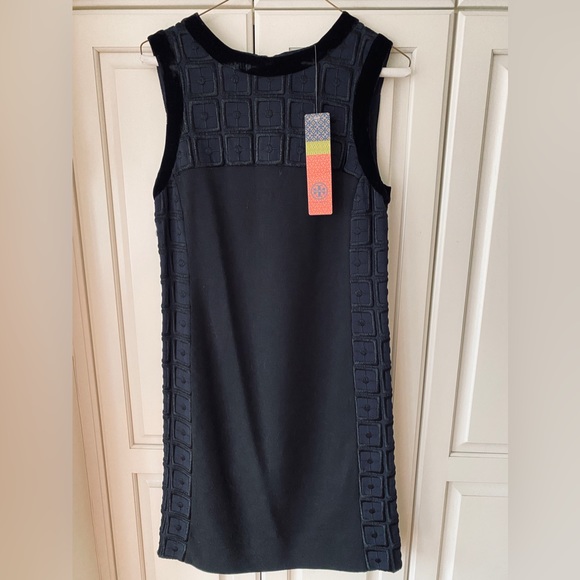 Tory Burch Black Denice Dress wool blend sleeveless women Size S New with tag - www.disolcolor.com Tory Burch Black Denice Dress wool blend sleeveless women Size S New with tag - www.disolcolor.com